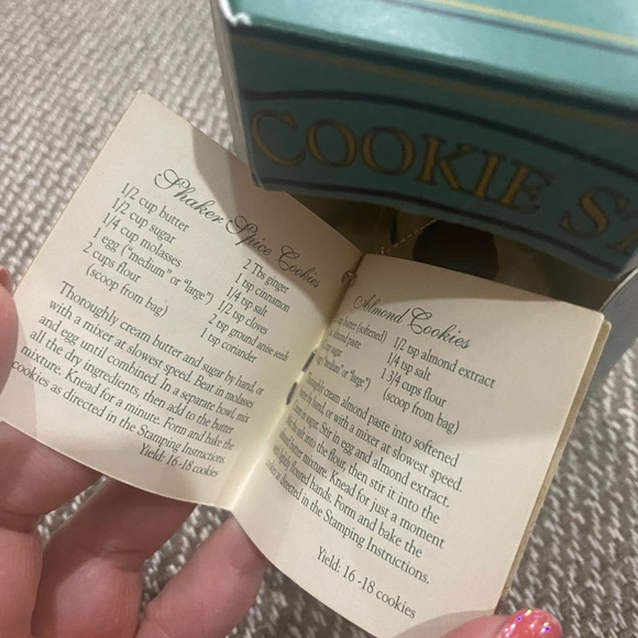 NEW Brown Bag Cookie Art Stamp Christmas Snowman Broom #15 1995 Hill Design Tag - Picture 10 of 10